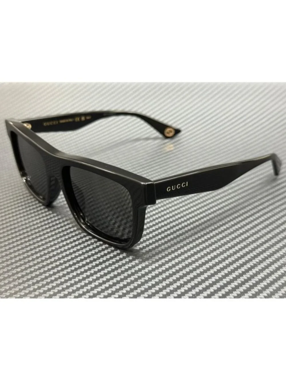 New Gucci Men Black Sunglasses 56-18-150